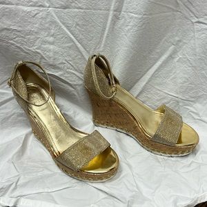 Gold Guess Wedges